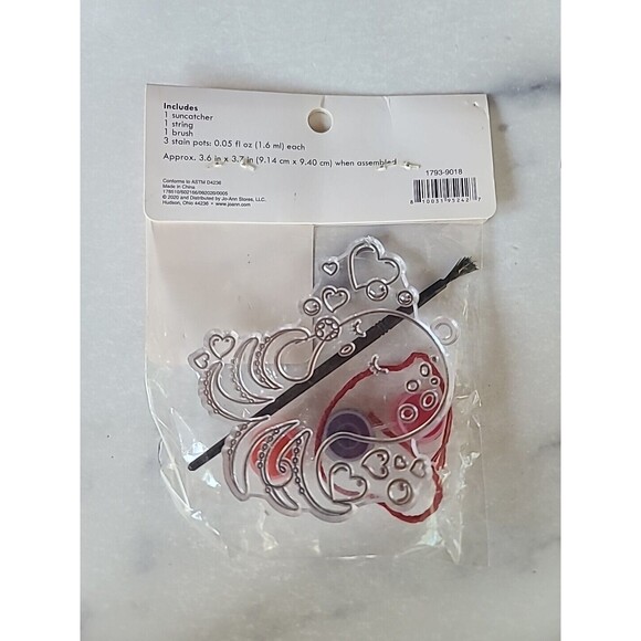 Valentine's Day Suncatcher Kits, NEW, Set Of 3 - Picture 5 of 10